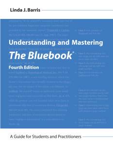 Understanding and Mastering The Bluebook Fourth Edition Updates